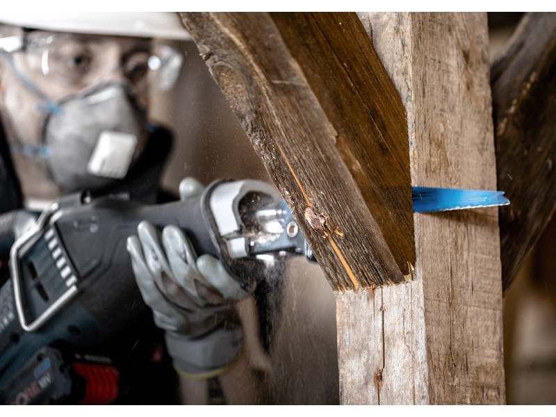 3-delni komplet listov Bosch za sabljasto žago EXPERT Wood with Metal Demolition S1167XHM, 225mm, 5-7TPI, Pakiranje: 3kos, 2608900399